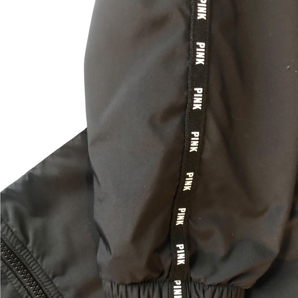 Victoria’s Secret Sherpa Lined Campus Anorak Logo Hoodie Jacket Coat 98 Size XS - Picture 5 of 6